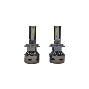 Set 2 Becuri  LED  H7 55W  5500 lumen-bec  6000k 12V CANBUS 