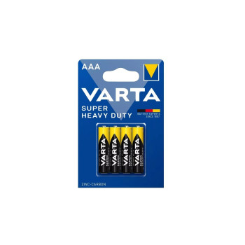 Set 4 baterii Varta AAA R3 Zinc-Carbon Super Heavy Duty 