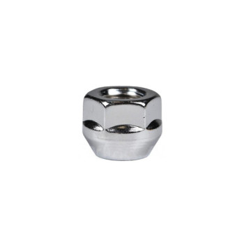 Piulita M12x1.25 con drept cap deschis cheie 19 pentru jante aluminiu