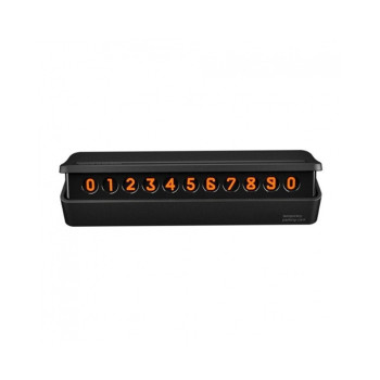 Suport numar telefon retractabil  culoare  Negru