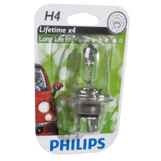 Bec Far H4 60/55W 12V Longer Life Ecovision Philips