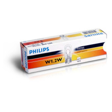 Bec Fara Soclu W1.2W 12V Set 10 Buc Philips