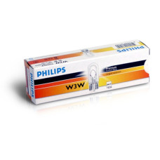 Bec Fara Soclu W3W 12V Set 10 Buc Philips