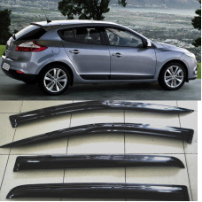 Paravanturi Renault Megane III 5 usi 2008-2016 hatchback set 4 deflectoare