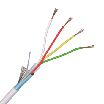 Cablu de alarma 4 fire ecranate, cupru integral, 100m Cablu de alarma 4 fire ecranate, cupru integral, 100m