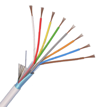 Cablu de alarma 8 fire ecranate, cupru integral, 100m