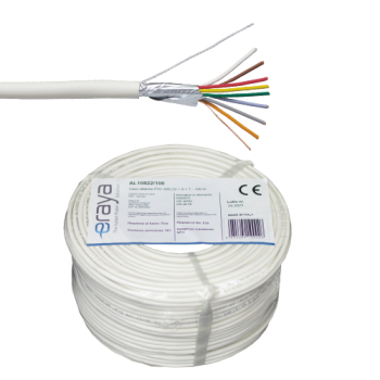 Cablu de alarma 8 fire ecranate, cupru integral, 100m - eRaya Cablu de alarma 8 fire ecranate, cupru integral, 100m - eRaya