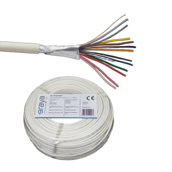 Cablu de alarma 12 fire ecranate, cupru integral, 100m - Eraya