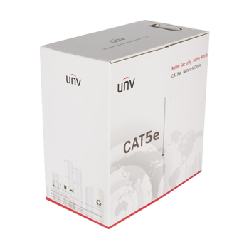Cablu UTP cat5e 0.45mm, cupru integral, cutie 305 metri, ECA - UNV Cablu UTP cat5e 0.45mm, cupru integral, cutie 305 metri, ECA - UNV