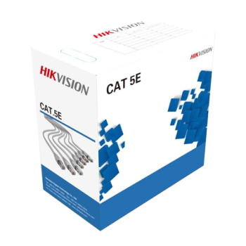 Cablu UTP cat5e 0.45mm, cupru integral, cutie 305 metri - HIKVISION