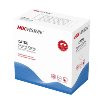 Cablu U/UTP cat5e 0.45mm, cupru integral, cutie 305 metri - HIKVISION Cablu U/UTP cat5e 0.45mm, cupru integral, cutie 305 metri - HIKVISION