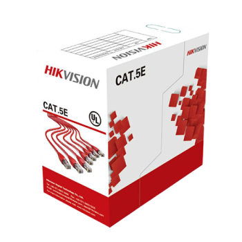Cablu UTP cat5e 0.5mm, cupru integral, cutie 305 metri - HIKVISION