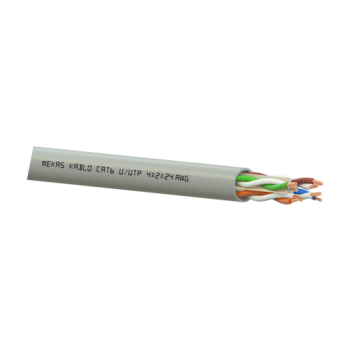 Cablu U/UTP, cat 6, 4x2x23 AWG, Cupru, 305m - Mekas Kablo Cablu U/UTP, cat 6, 4x2x23 AWG, Cupru, 305m - Mekas Kablo