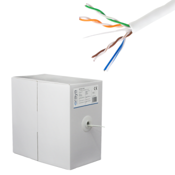 Cablu UTP, cat 5E, CUPRU 100%, 305m, 4x2x24 AWG - eRaya