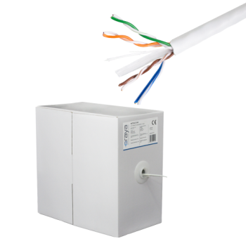Cablu UTP, cat 6, CUPRU 100%, 305m, LSZH, 4x2x23 AWG - eRaya