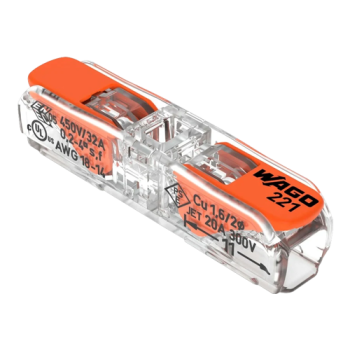 Conector derivatie in linie, 2 fire, max. 4 mm? (60 buc.) - WAGO Conector derivatie in linie, 2 fire, max. 4 mm? (60 buc.) - WAGO