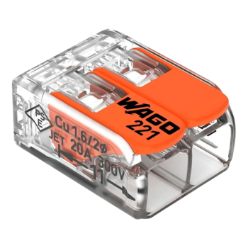 Conector derivatie 2 fire, max. 4 mm? (100 buc.) - WAGO Conector derivatie 2 fire, max. 4 mm? (100 buc.) - WAGO