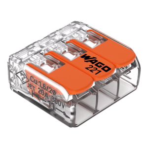 Conector derivatie 3 fire, max. 4 mm? (50 buc.) - WAGO