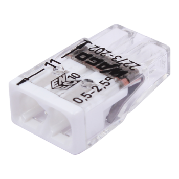 Conector compact de imbinare, 2 fire, max. 2.5 mm? (100 buc.) - WAGO Conector compact de imbinare, 2 fire, max. 2.5 mm? (100 buc.) - WAGO