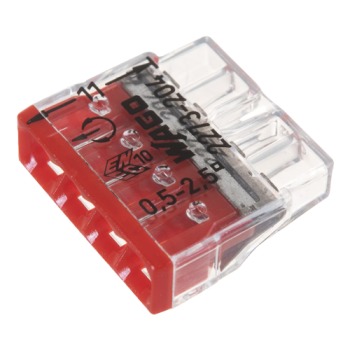 Conector compact de imbinare, 4 fire, max. 2.5 mm? (100 buc.) - WAGO