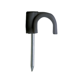 Clema cu cui pentru fixare cablu RN-6, negru (500 buc.) - CELO Clema cu cui pentru fixare cablu RN-6, negru (500 buc.) - CELO