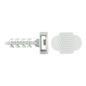 Diblu fixare colier ? 6x30, cap mare gri in cutie plastic InsertFIX (125 buc.) CELO