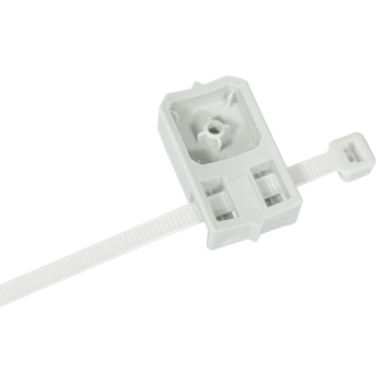 Suport cu brida plastic 4.8x286 mm TBBL gri (200 buc.) - CELO