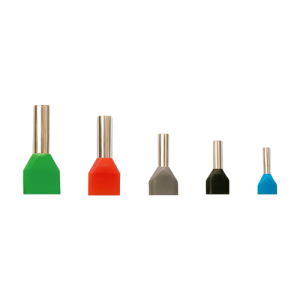 Terminale izolate cu capat dublu, sectiune transversala 2x1.5mmp, 500buc/set