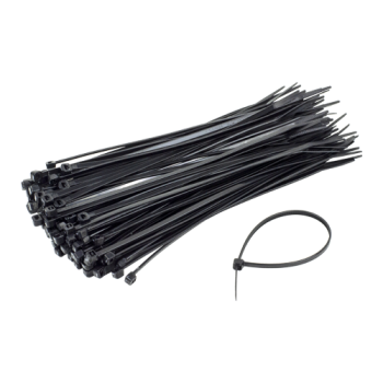 Coliere de plastic 200x2.5 mm, NEGRU, 100 buc Coliere de plastic 200x2.5 mm, NEGRU, 100 buc