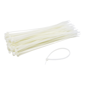 Coliere de plastic 300x3.6 mm, ALB, 100 buc Coliere de plastic 300x3.6 mm, ALB, 100 buc