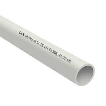 Tub PVC rigid D16, 750N, 3m - DLX
