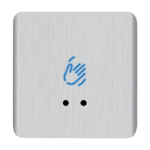Buton de iesire Touchless ajustabil, aluminiu, argintiu, montaj aparent, IP66