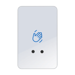 Buton de iesire Touchless ajustabil, plastic argintiu, montaj aparent, IP66