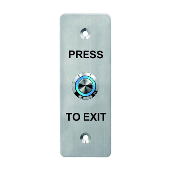 Buton de iesire, montaj ingropat, inox, LED, NO-NC-COM, IP65, 115 x 40 mm