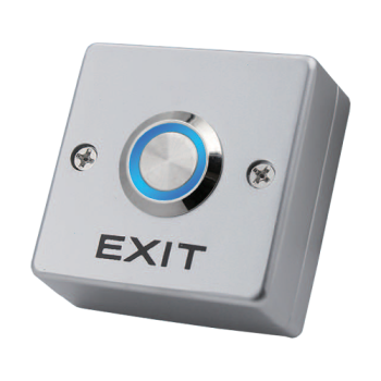 Buton de iesire, montaj aparent, aliaj, LED, NO-COM