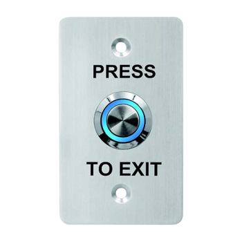 Buton de iesire, montaj ingropat, inox, LED, NO-NC-COM, IP65, 85 x 50 mm