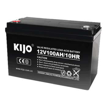 Acumulator Pb-acid AGM Deep Cycle, 12V, 100Ah, conector M8 - KIJO