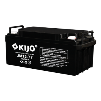 Acumulator Pb-acid AGM Deep Cycle, 12V, 77Ah, conector M8 - KIJO Acumulator Pb-acid AGM Deep Cycle, 12V, 77Ah, conector M8 - KIJO