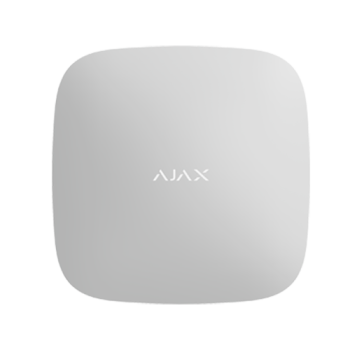 Centrala alarma wireless AJAX Hub2 Plus - alb, 2xSIM, 4G/3G/2G, Ethernet, Wi-Fi - AJAX