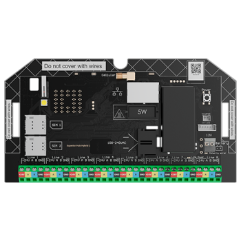 Centrala alarma Superior Hub Hybrid 2, Ethernet, fara carcasa - AJAX