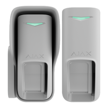 Detector miscare tip cortina, Outdoor, wireless, alb - AJAX