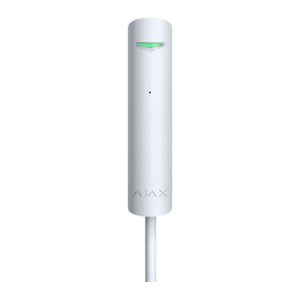 Detector de geam spart GlassProtect Fibra, cablat, alb - AJAX