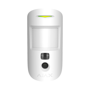 Detector de miscare PIR MotionCam Indoor (PhOD), imunitate animale, wireless, alb - AJAX