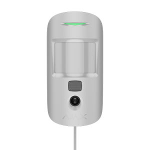 Detector de miscare PIR MotionCam Indoor (PhOD) Fibra, imunitate animale, alb - AJAX