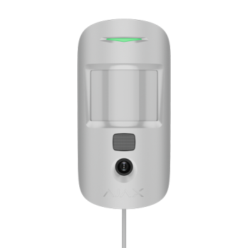 Detector de miscare PIR MotionCam Indoor (PhOD) Fibra, imunitate animale, alb - AJAX