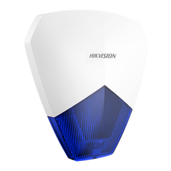 Sirena cablata AX PRO de exterior cu flash, led Albastru, IP54 - HIKVISION