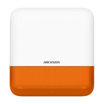Sirena wireless AX PRO de exterior cu flash, led Portocaliu, 868Mhz - HIKVISION Sirena wireless AX PRO de exterior cu flash, led Portocaliu, 868Mhz - HIKVISION