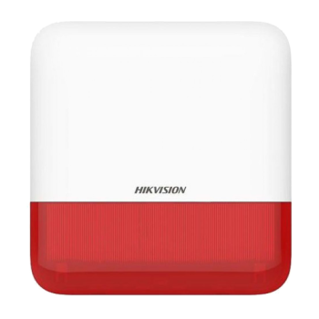 Sirena wireless AX PRO de exterior cu flash, led Rosu, 868Mhz - HIKVISION Sirena wireless AX PRO de exterior cu flash, led Rosu, 868Mhz - HIKVISION