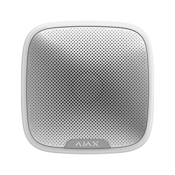 Sirena de exterior, wireless, alb - AJAX