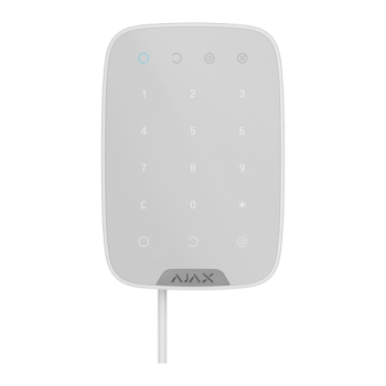 Tastatura Fibra, cablata, alb - AJAX